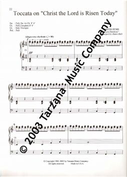 Preview: Toccata Christ the Lord is risen